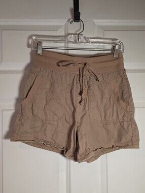 Ban Jara Womens Tan Stretch Drawstring Shorts S